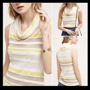 Anthropologie Dolan Cowl Neck Tank Top Sweater